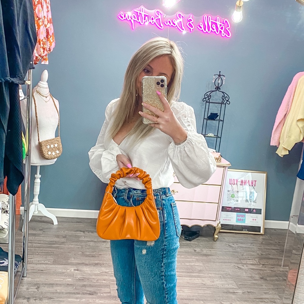 Orange Trendy Handbag